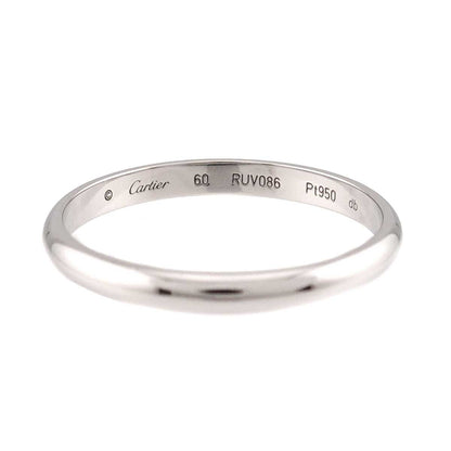 Cartier Classic 60 Ring Pt Platinum — view 3