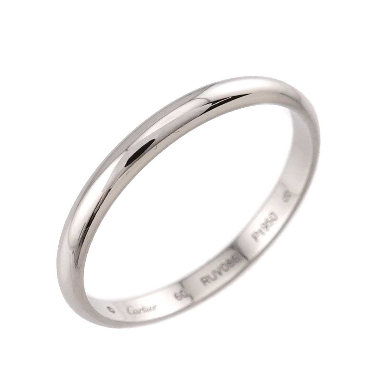 Cartier Classic 60 Ring Pt Platinum — view 4