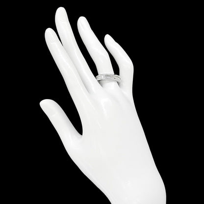 Bvlgari Band 55 Ring 18k WG White Gold — view 6