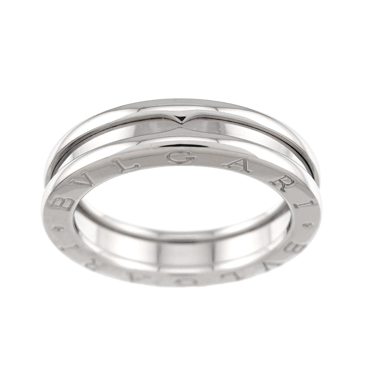 Bvlgari Band 55 Ring 18k WG White Gold — view 2