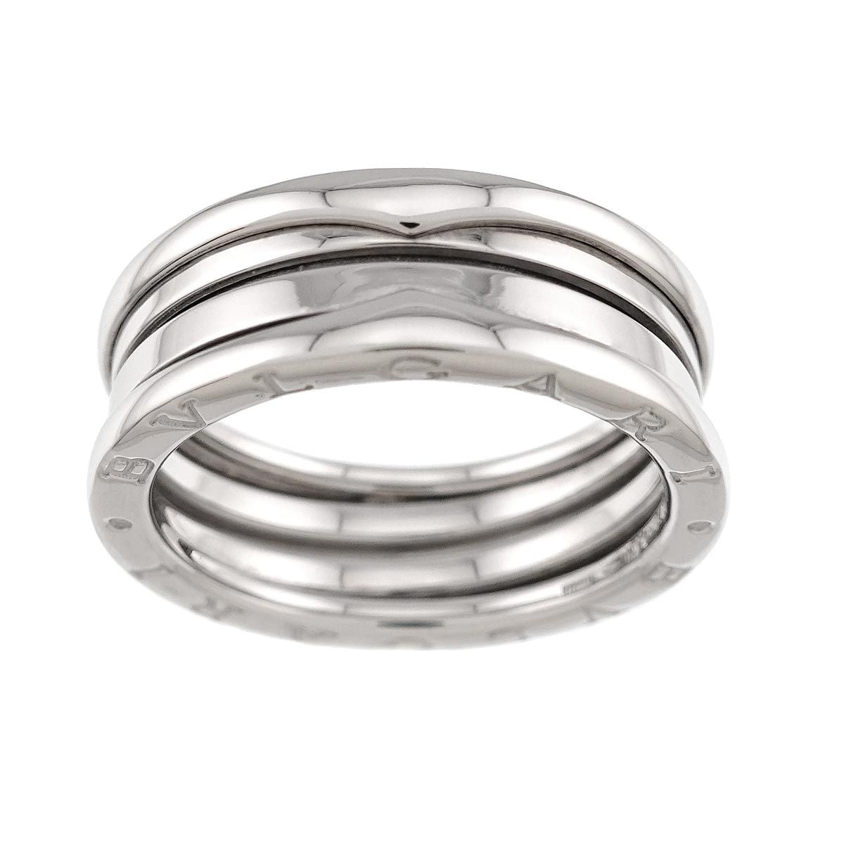 Bvlgari Band 62 Ring 18k WG White Gold — view 2