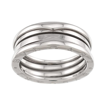 Bvlgari Band 62 Ring 18k WG White Gold — view 2