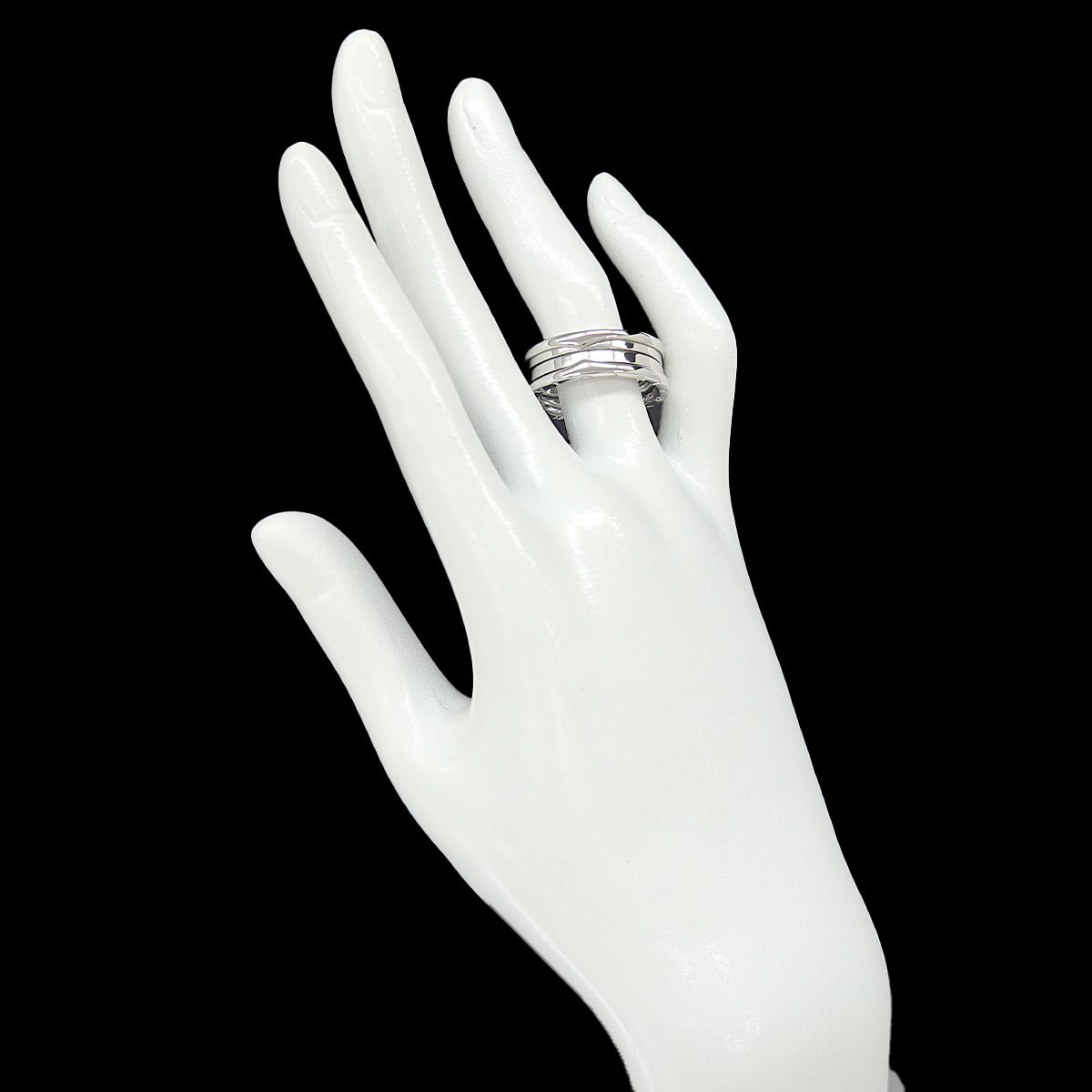 Bvlgari Band 62 Ring 18k WG White Gold — view 6