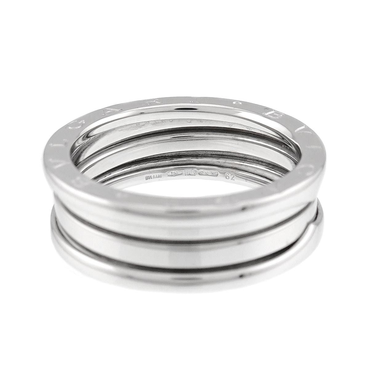 Bvlgari Band 62 Ring 18k WG White Gold — view 3