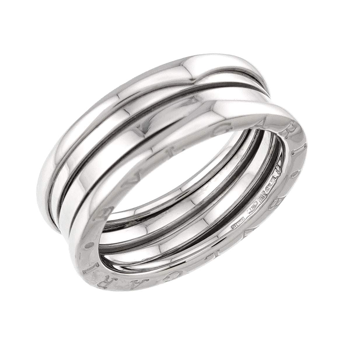 Bvlgari Band 62 Ring 18k WG White Gold — view 4
