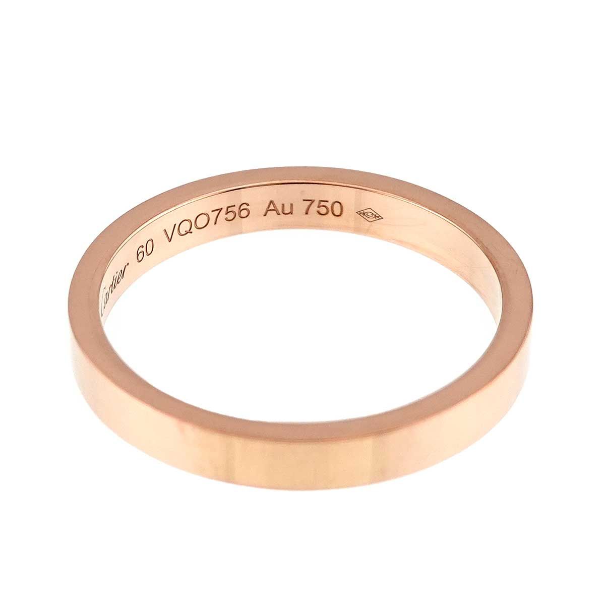 Cartier C de Cartier 60 Ring 18k PG Pink Gold 750 — view 4
