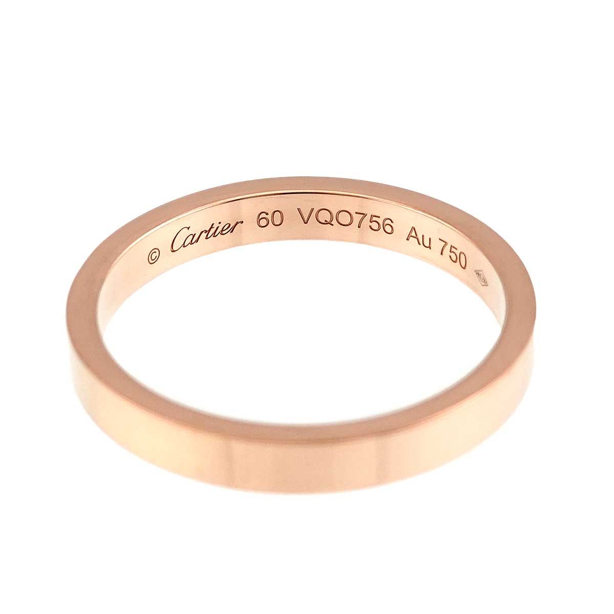 Cartier C de Cartier 60 Ring 18k PG Pink Gold 750 — view 3