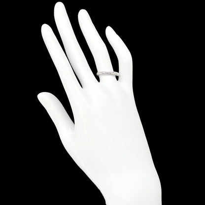 Tiffany & Co Milgray Ring Pt Platinum Together Milgrain — view 6