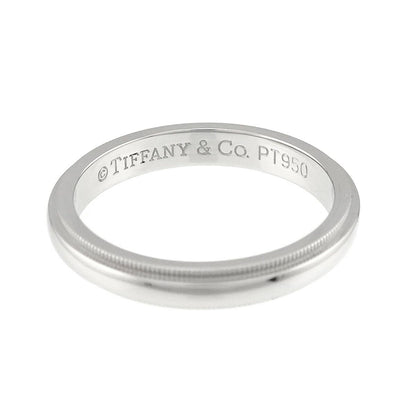 Tiffany & Co Milgray Ring Pt Platinum Together Milgrain — view 3