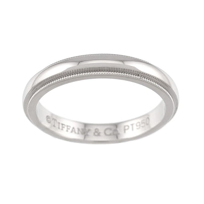 Tiffany & Co Milgray Ring Pt Platinum Together Milgrain — view 2
