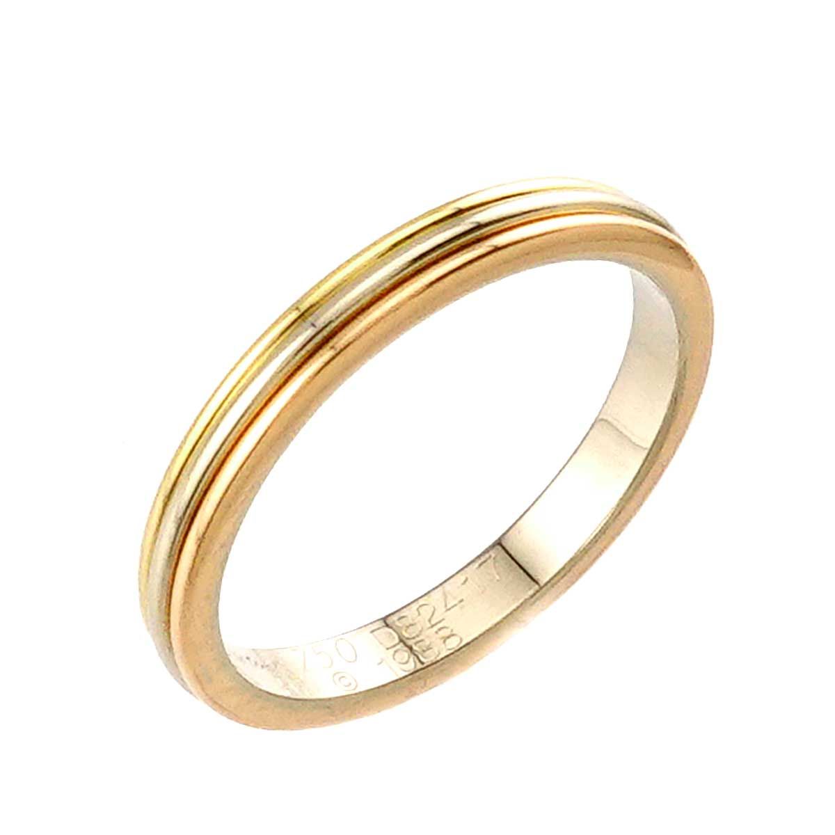 Cartier Vendome 57 Ring 18k YG WG PG Suri Gold 750 — view 4