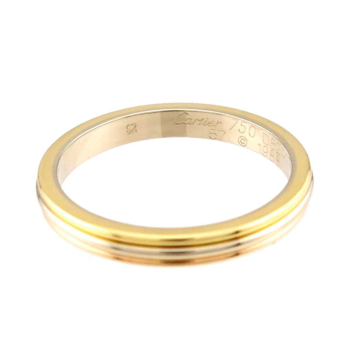 Cartier Vendome 57 Ring 18k YG WG PG Suri Gold 750 — view 3