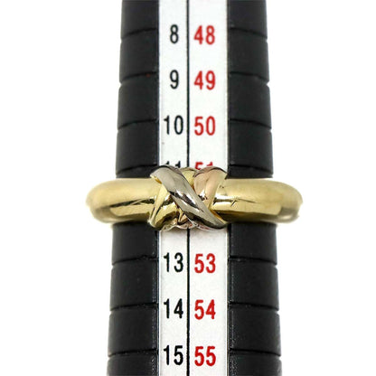 Cartier Red 52 Ring 18k YG WG PG Suri Gold Trinity — view 6