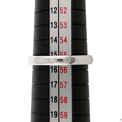Tiffany & Co Lucida Notes Band Ring Pt Platinum — view 5
