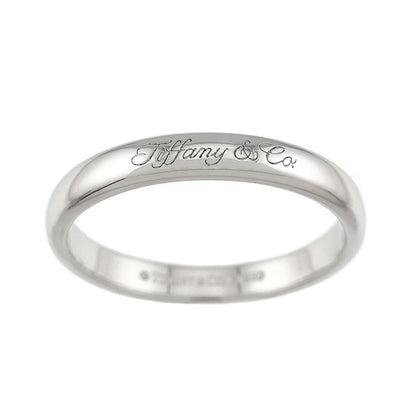 Tiffany & Co Lucida Notes Band Ring Pt Platinum — view 2