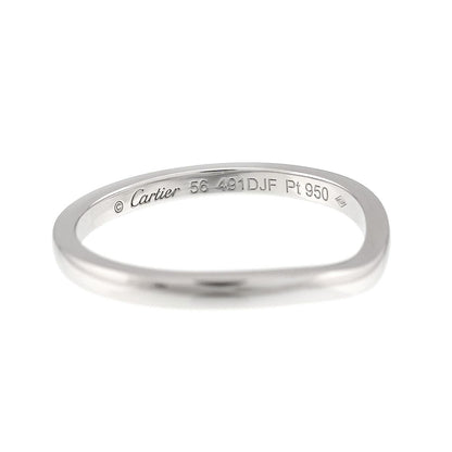 Cartier Ballerina Curve 56 Ring 2 Pt Platinum — view 3