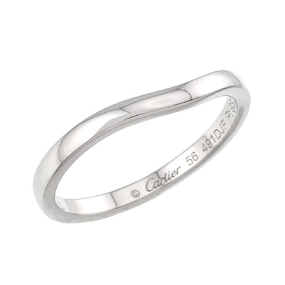 Cartier Ballerina Curve 56 Ring 2 Pt Platinum — view 5