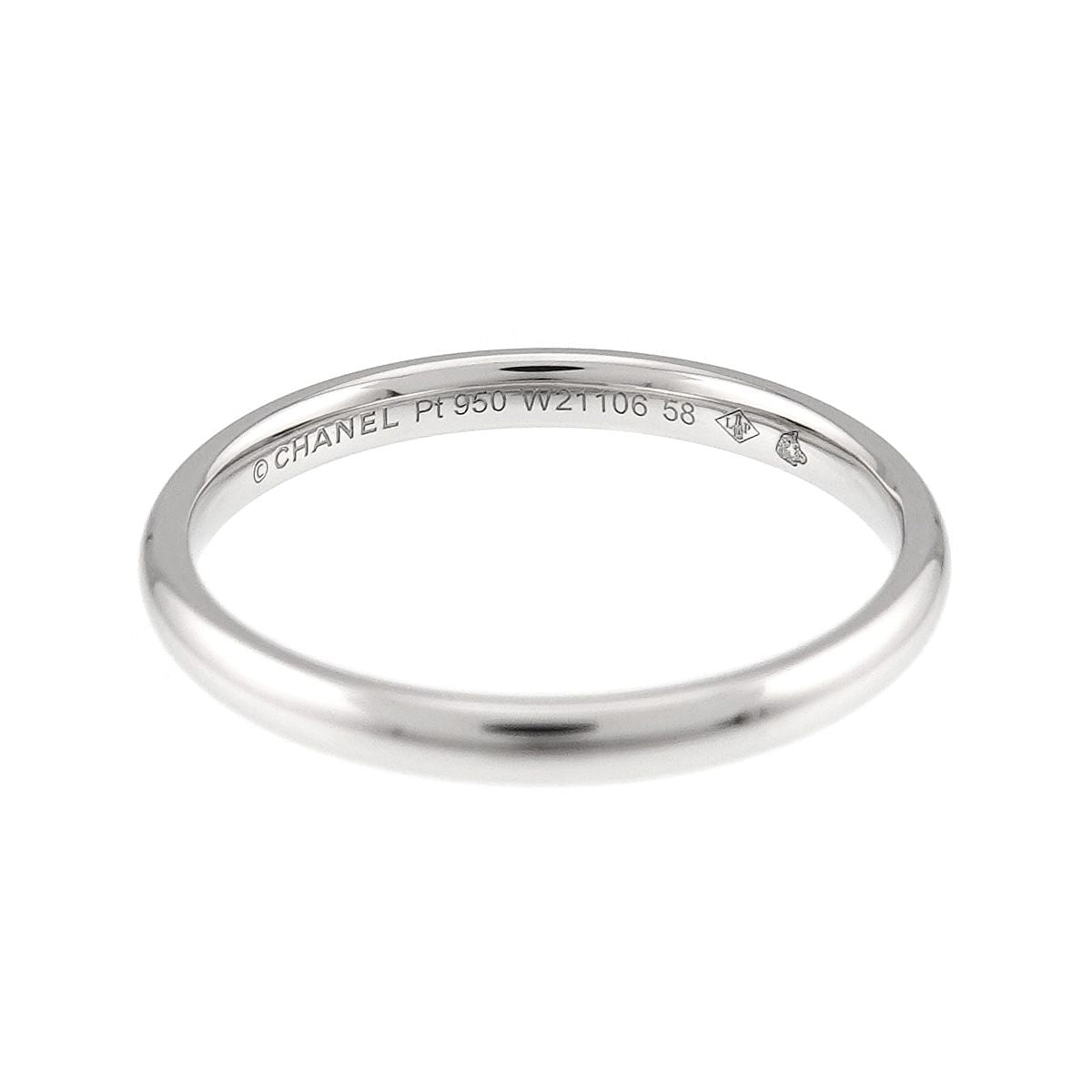 Chanel John Parisian 58 Ring Pt Platinum — view 3