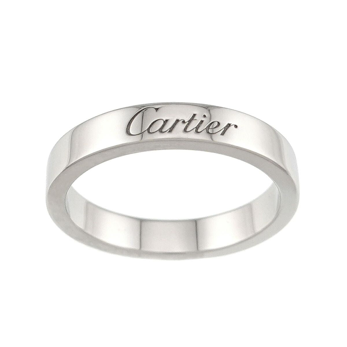 Cartier C de Cartier 48 Ring Pt Platinum Diamond — view 2