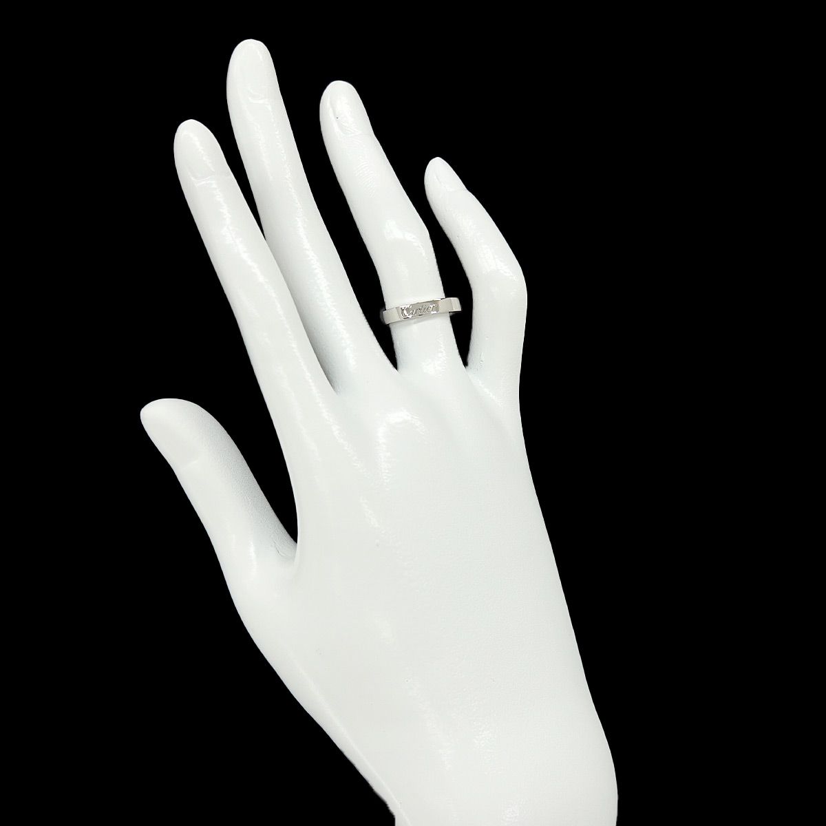 Cartier C de Cartier 48 Ring Pt Platinum Diamond — view 7