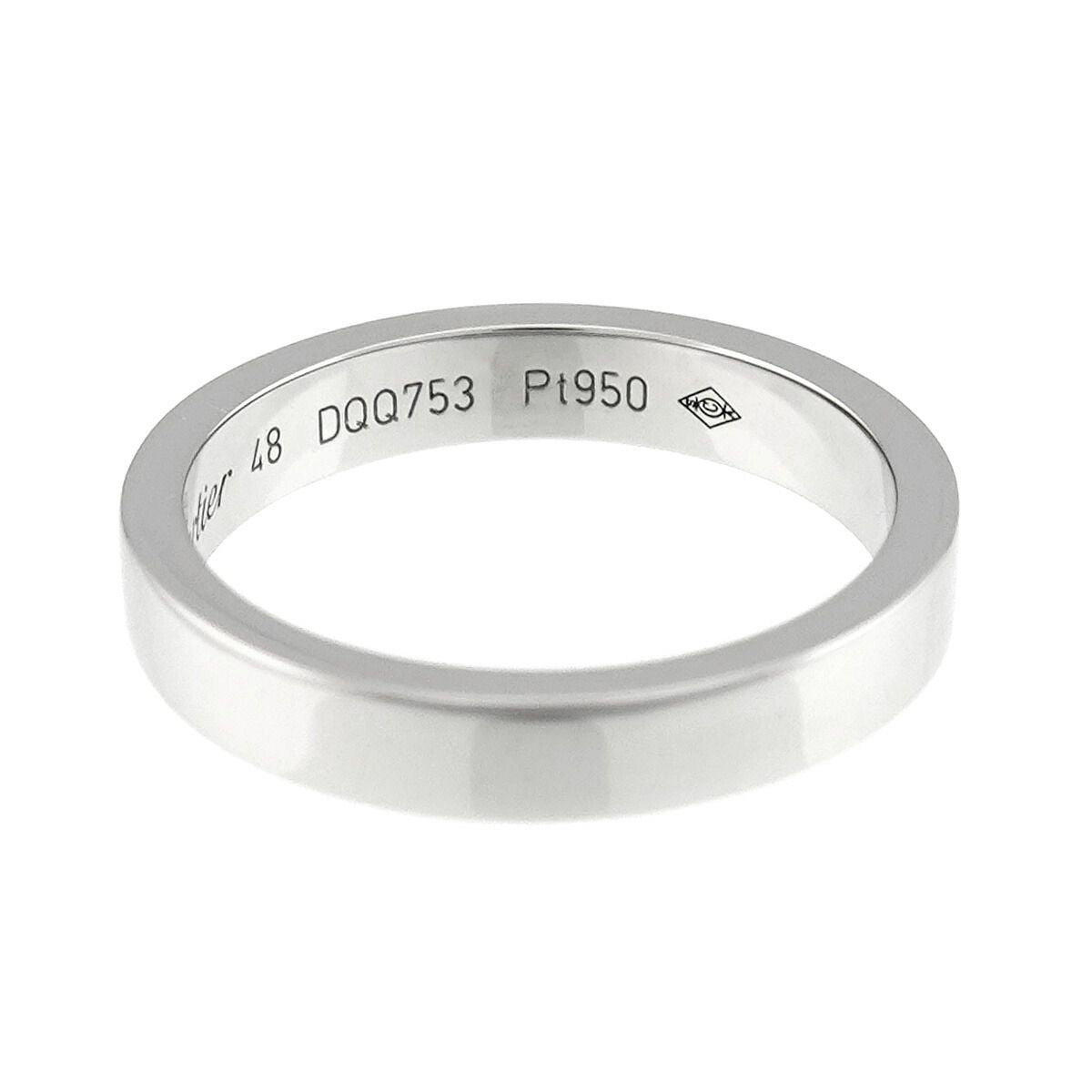 Cartier C de Cartier 48 Ring Pt Platinum Diamond — view 4