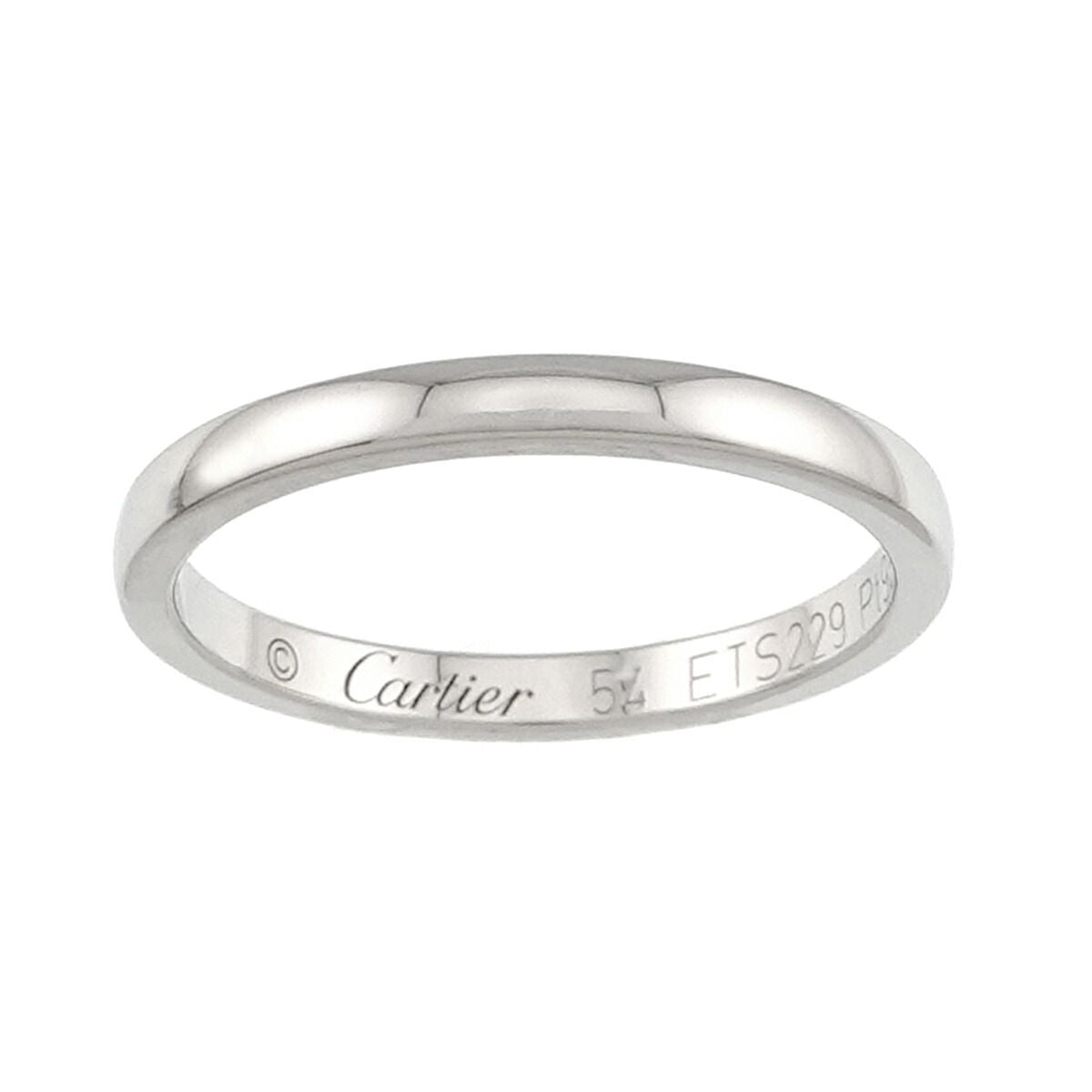 Cartier Ballerina 54 Ring 2 Pt Platinum Ballerine — view 2