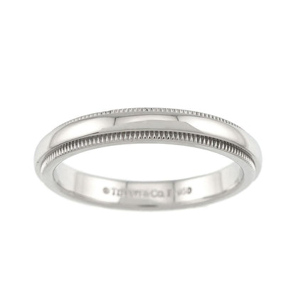 Tiffany & Co Milgray Ring Pt Platinum Together Milgrain — view 2