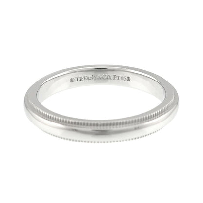 Tiffany & Co Milgray Ring Pt Platinum Together Milgrain — view 3
