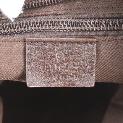 Gucci GG Canvas Sherry Line Leather Tote Shoulder Business Document — view 8