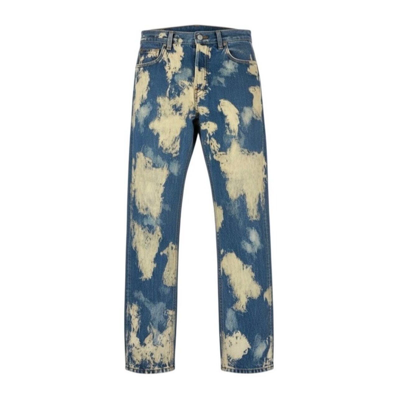 Gucci Studded Bree Denim Michele Cotton Pants
