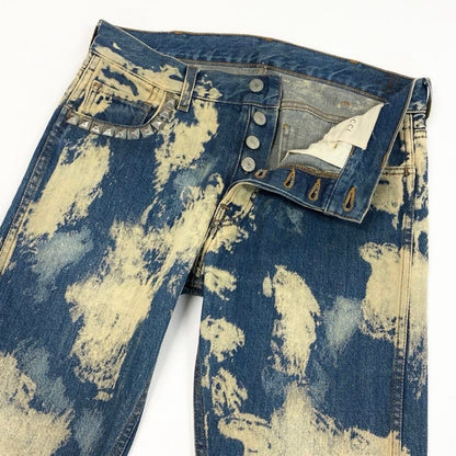 Gucci Studded Bree Denim Michele Cotton Pants — view 4
