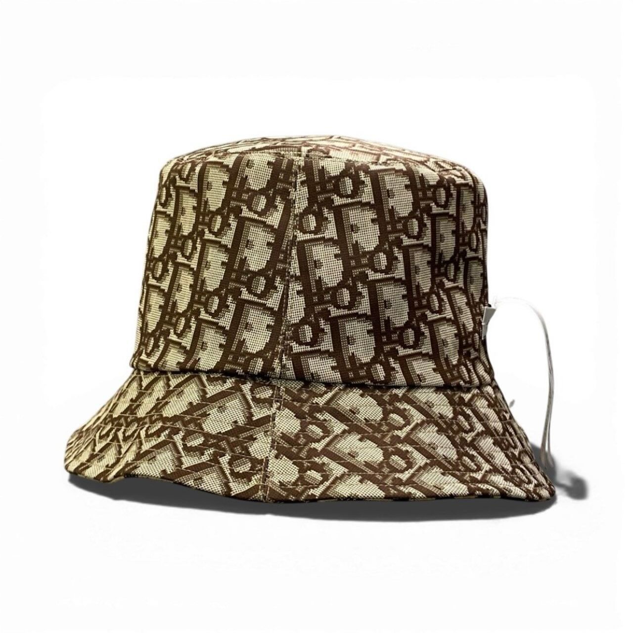 Dior Leopard Trotter Reversible Bucket Hat Brown Beige — view 7