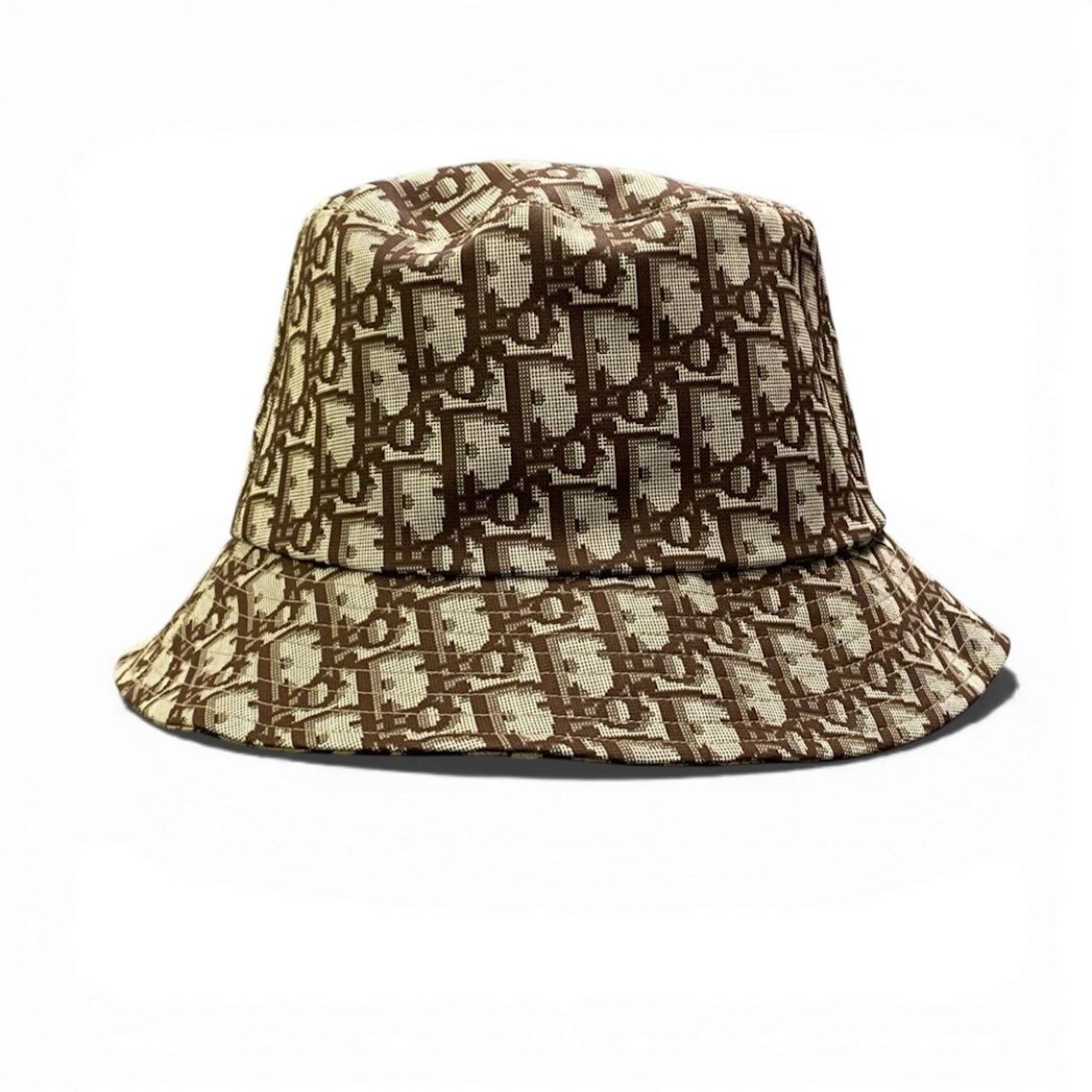 Dior Leopard Trotter Reversible Bucket Hat Brown Beige — view 5