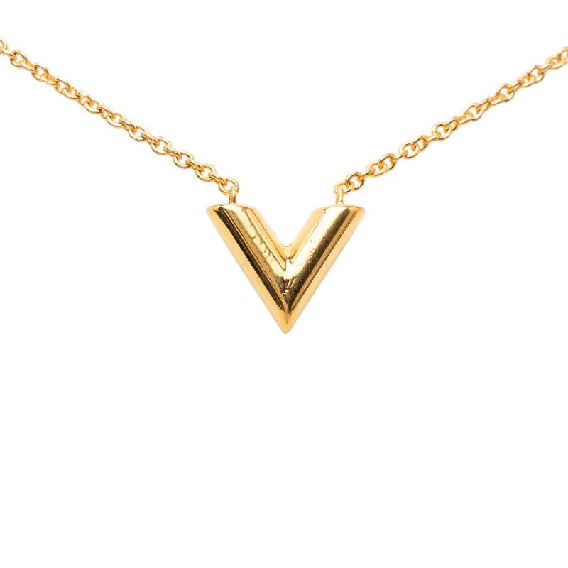 Louis Vuitton Essential Necklace Gold Plated