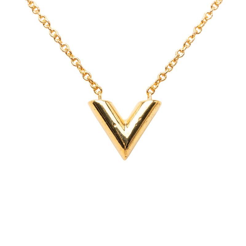 Louis Vuitton Essential Necklace Gold Plated — view 2
