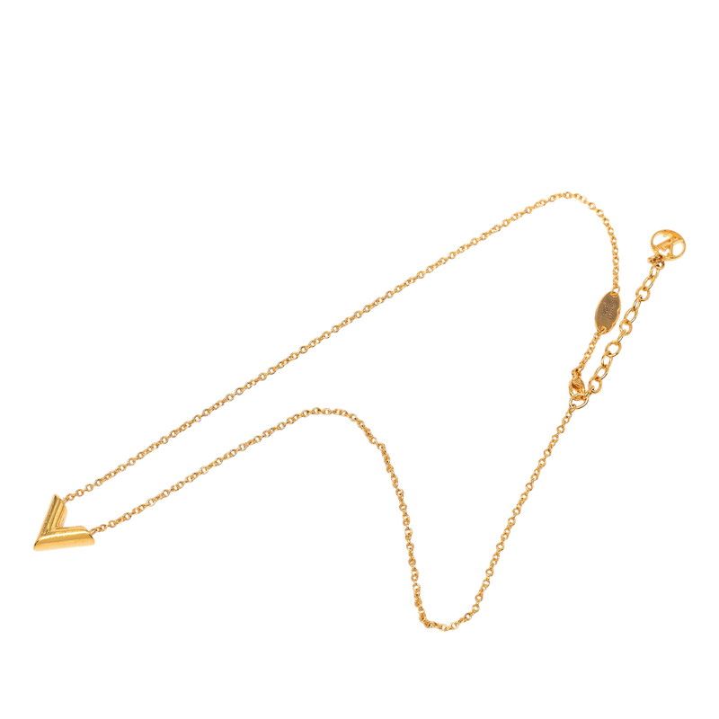 Louis Vuitton Essential Necklace Gold Plated — view 3