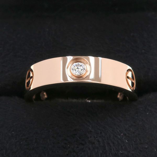 Cartier Love Ring Half Diamond