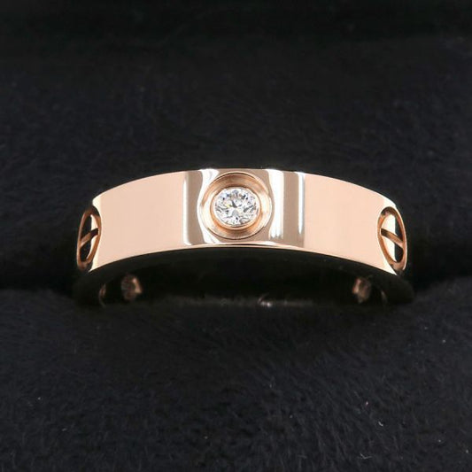 Cartier Love Ring Half Diamond