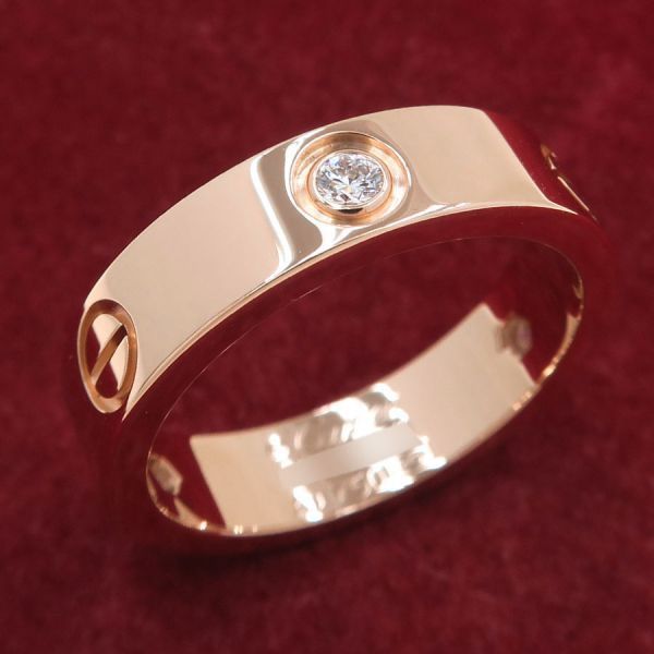 Cartier Love Ring Half Diamond — view 5