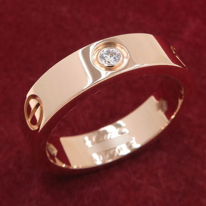 Cartier Love Ring Half Diamond — view 5