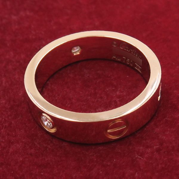 Cartier Love Ring Half Diamond — view 2