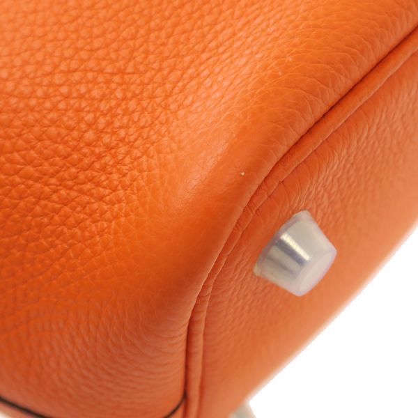Hermes Picotin Lock Handbag Orange — view 6