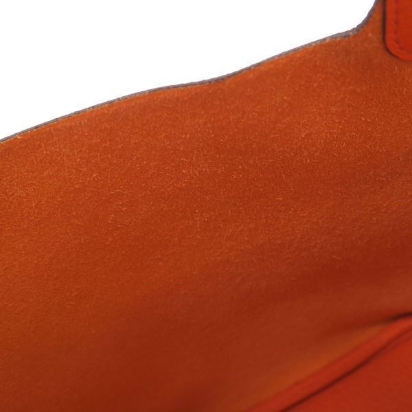 Hermes Picotin Lock Handbag Orange — view 7