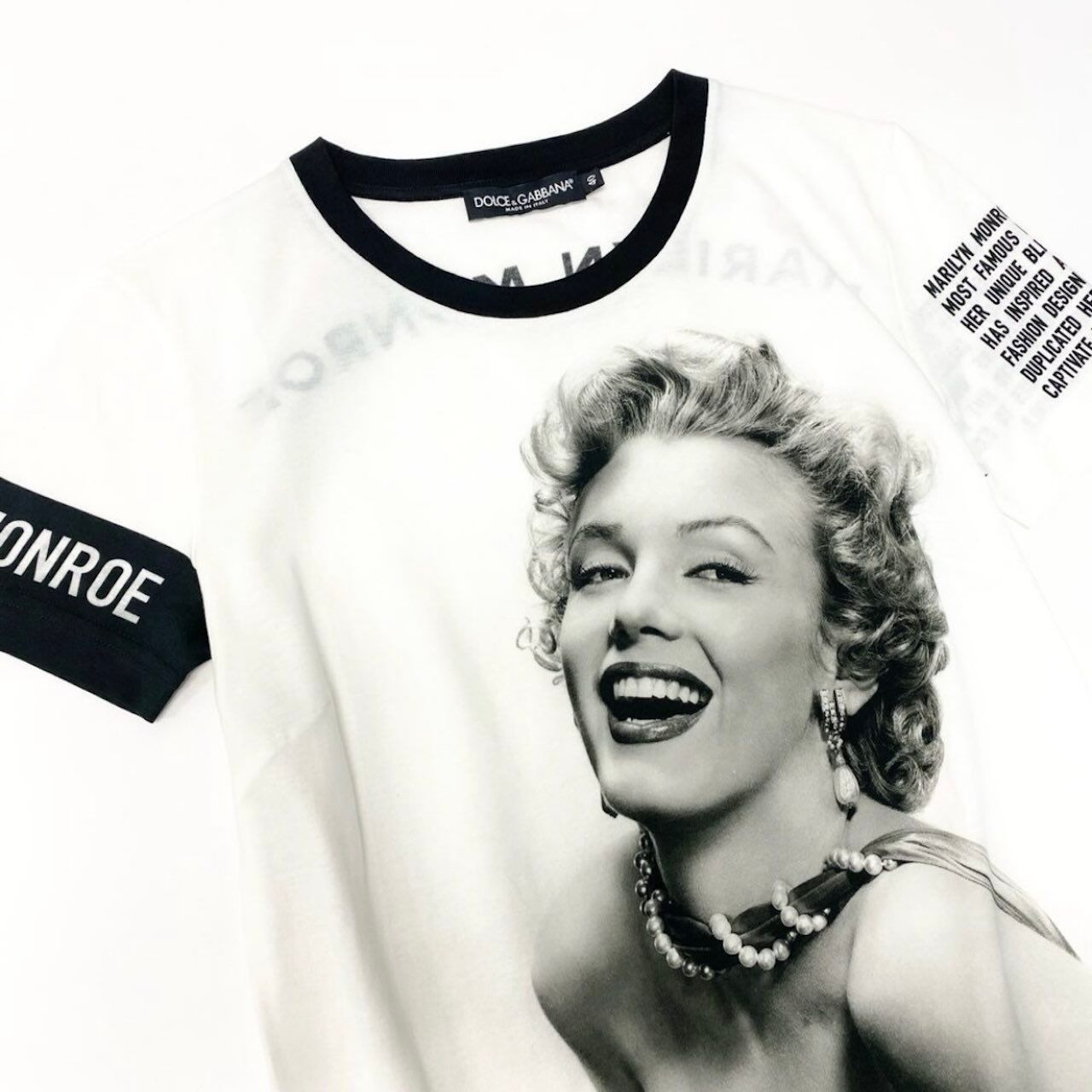 Dolce & Gabbana Marilyn Monroe T-Shirt Cotton Short Sleeve — view 4