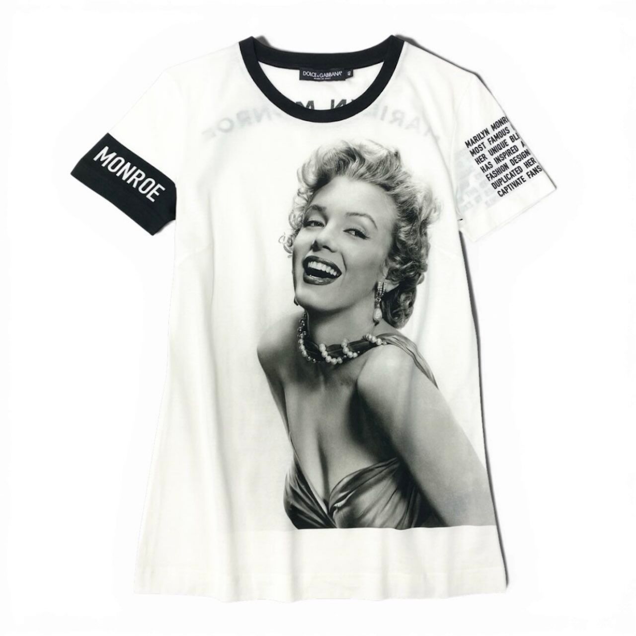 Dolce & Gabbana Marilyn Monroe T-Shirt Cotton Short Sleeve — view 2