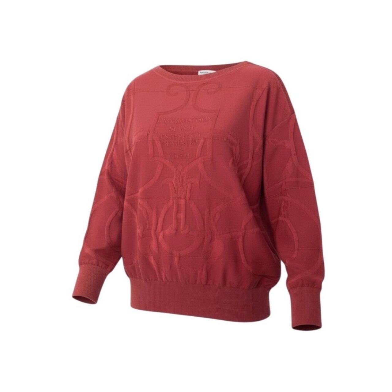 Hermes L'instrvction Imperial Studies Jacquard Embroidery Knit Sweater