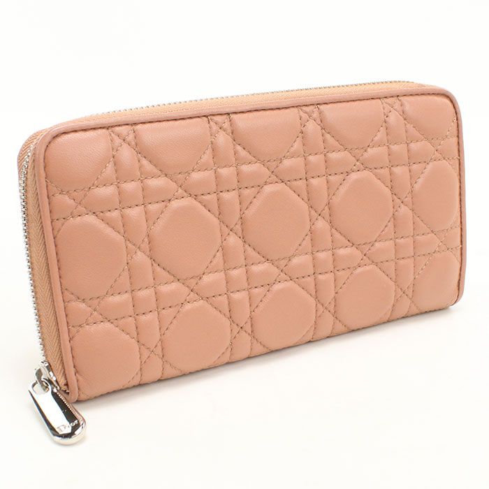 Dior Voyageur Wallet Lady Dior Zip Around Lambskin