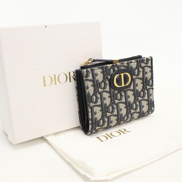 Dior Dahlia Wallet 30 Montaigne Bifold Oblique