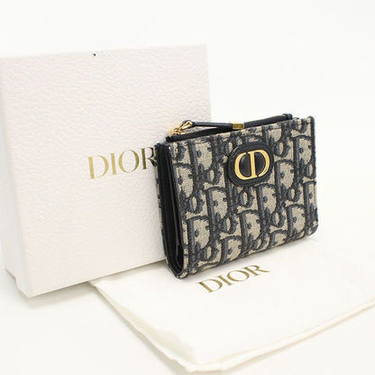 Dior Dahlia Wallet 30 Montaigne Bifold Oblique