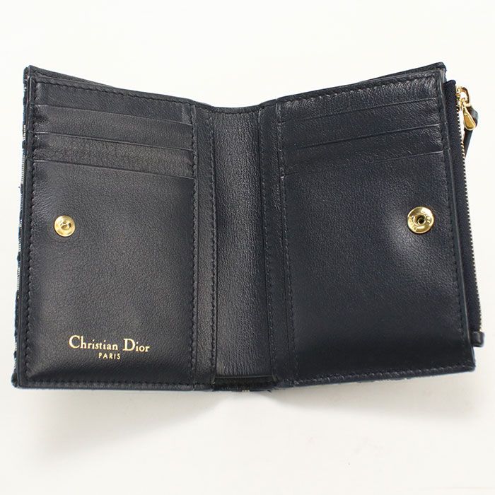 Dior Dahlia Wallet 30 Montaigne Bifold Oblique — view 3